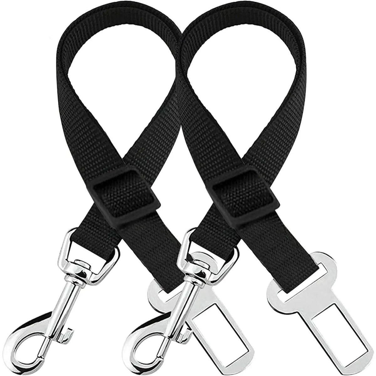 2 Pack Cat DOG PET Safety Seatbelt Car Vehicle Seat Belt Adjustable Harness Lead - USA Pets