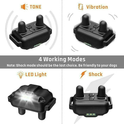 2600 FT Remote Dog Shock Training 2 Collar Set Rechargeable Waterproof LCD Pet - USA Pets