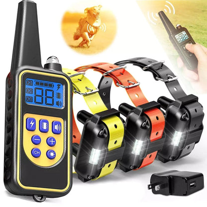 3000 FT Dog Training US Collar Rechargeable Remote Shock PET Waterproof Trainer - USA Pets