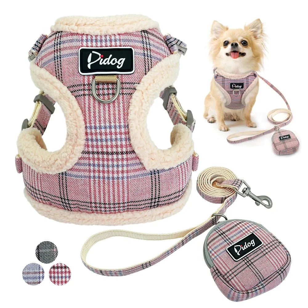 Adjustable Soft Harness Set For Pets - USA Pets