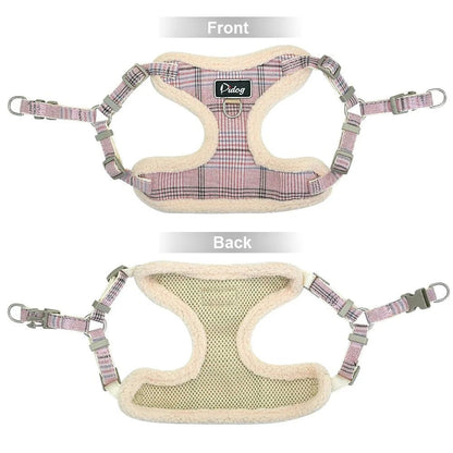 Adjustable Soft Harness Set For Pets - USA Pets