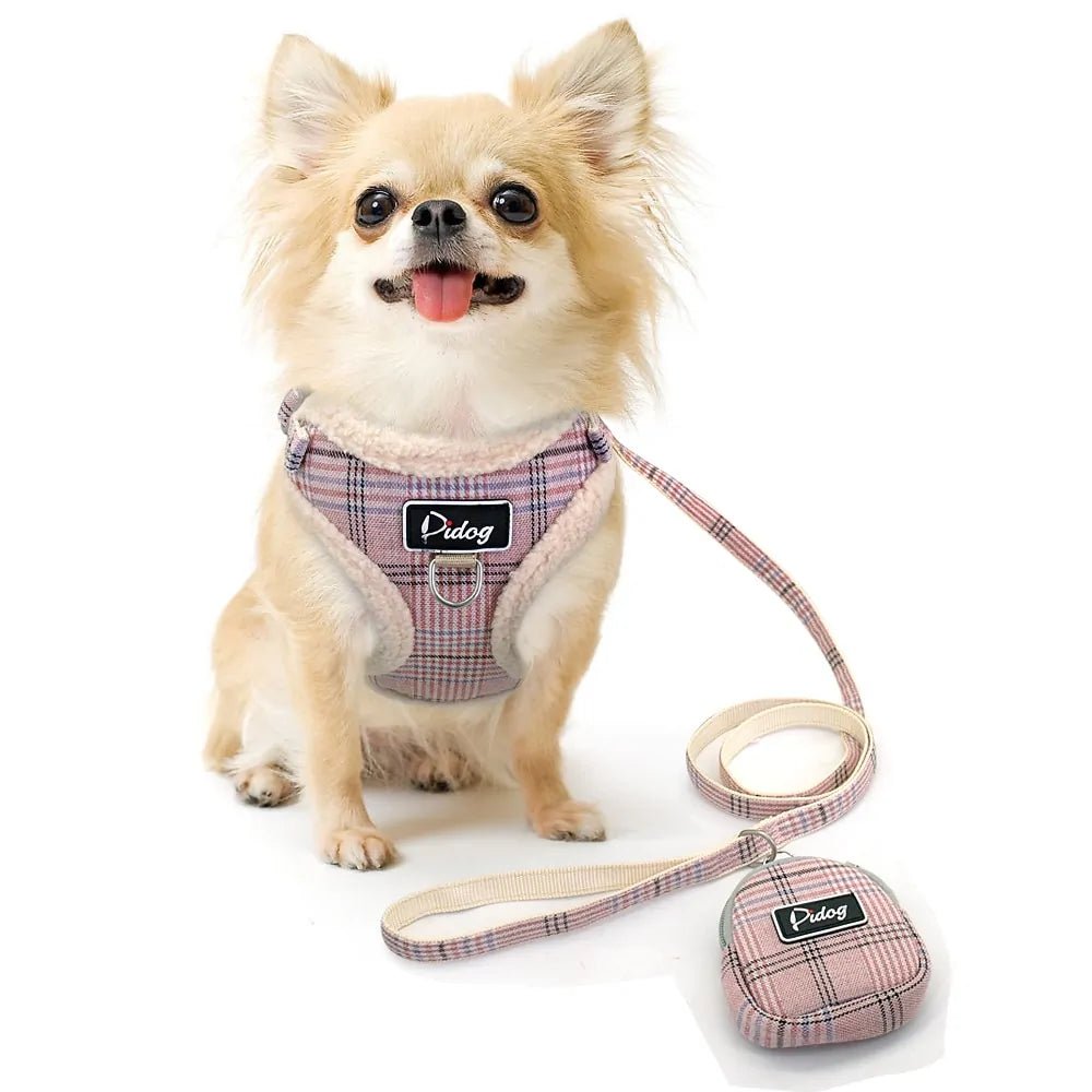 Adjustable Soft Harness Set For Pets - USA Pets