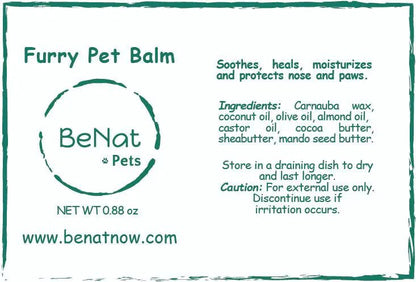 BeNat Pets. Furry Pet Balm. 0.9 oz. - USA Pets