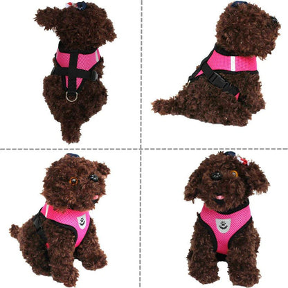 Cat Dog Pet Harness Adjustable Control Vest Dogs Reflective S M L XL Leash - USA Pets