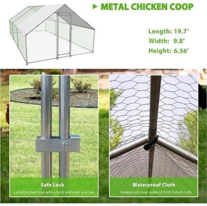 Chicken cage/run 19.7'X9.8'X6.56' - USA Pets