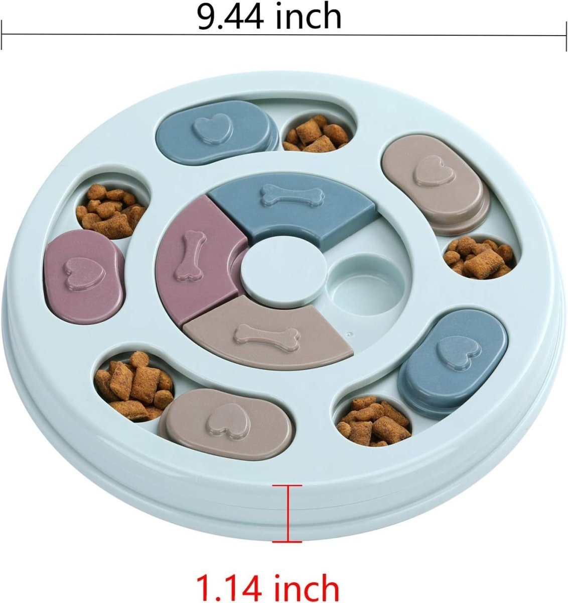 Dog Food Puzzle Feeder Toy Mental Enrichment Dog Treat Puzzle - USA Pets