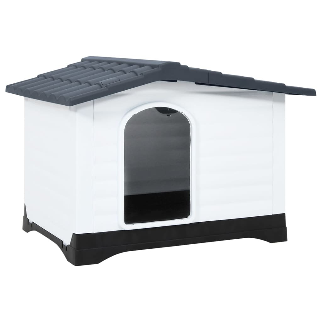 Dog House Gray 35.6"x26.8"x26" - USA Pets