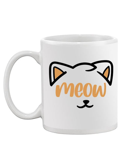 Meow Cat. Mug - SmartPrintsInk Designs - USA Pets