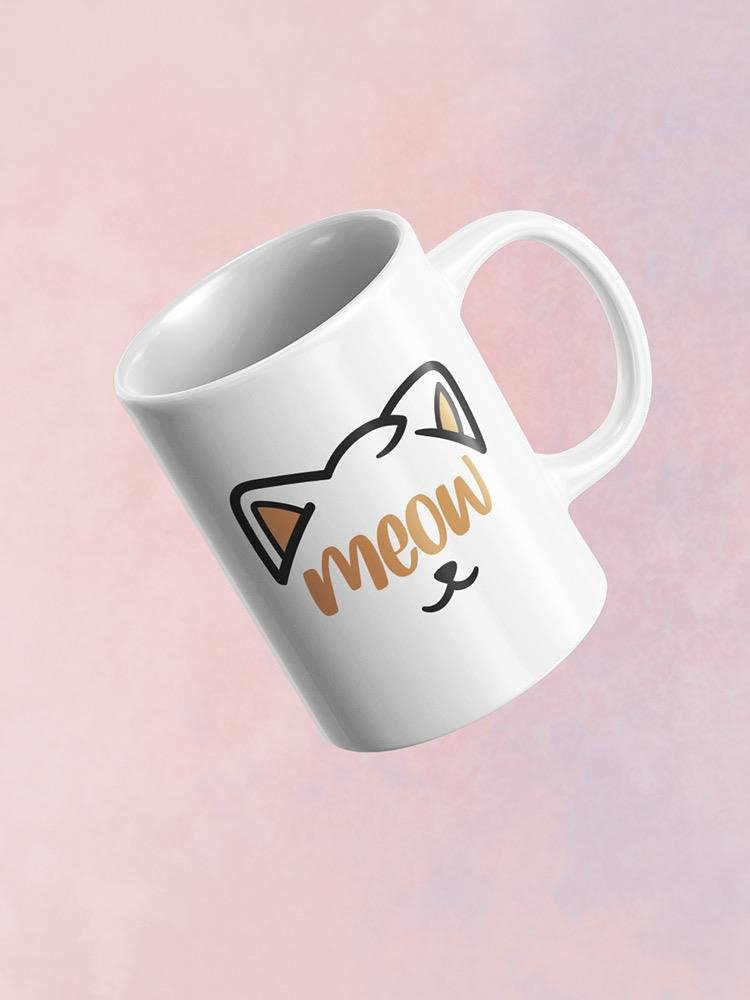 Meow Cat. Mug - SmartPrintsInk Designs - USA Pets