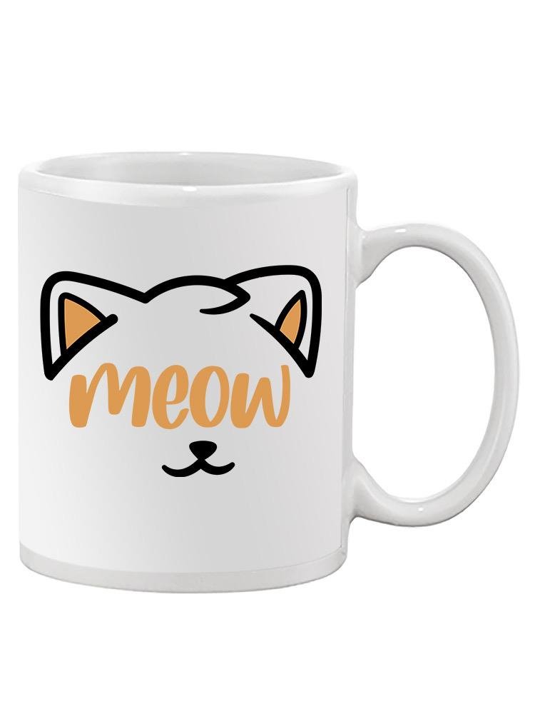 Meow Cat. Mug - SmartPrintsInk Designs - USA Pets