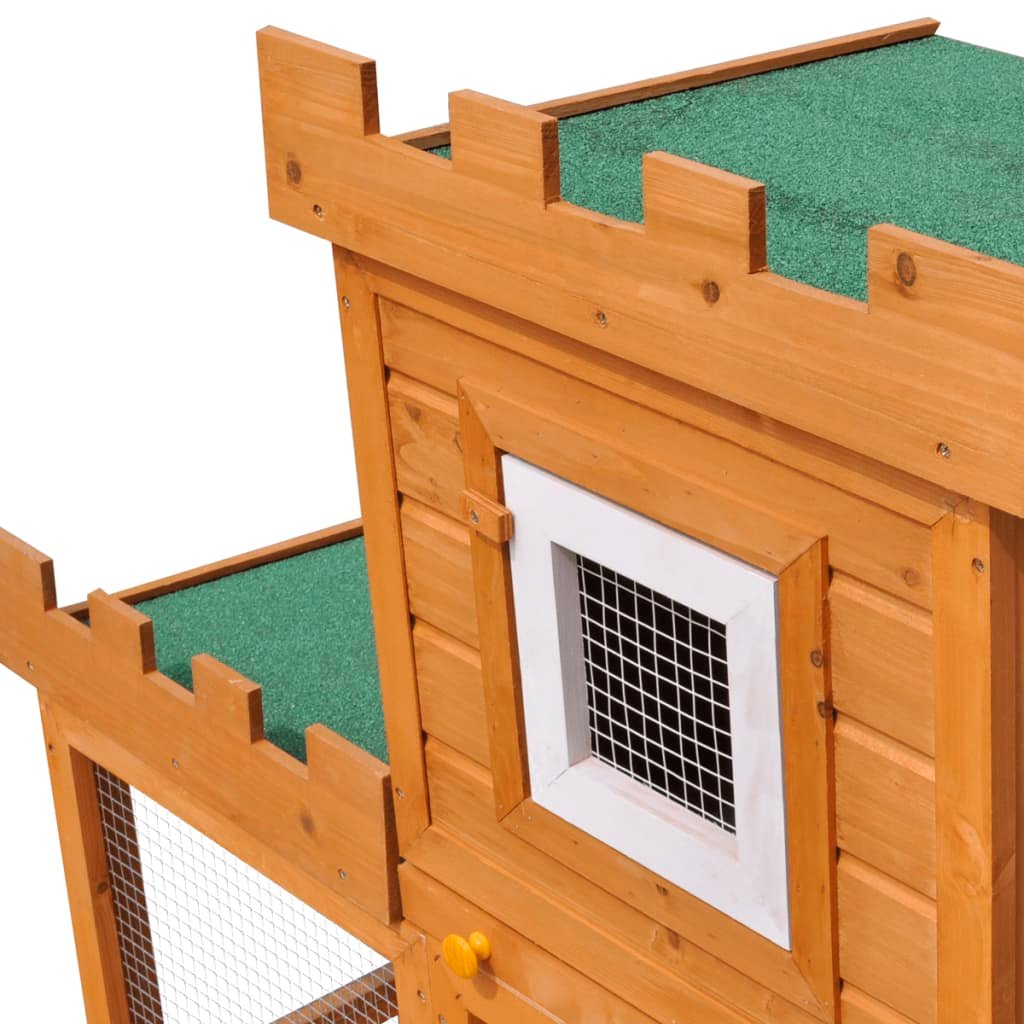 Outdoor Large Rabbit Hutch House Pet Cage Single House - USA Pets