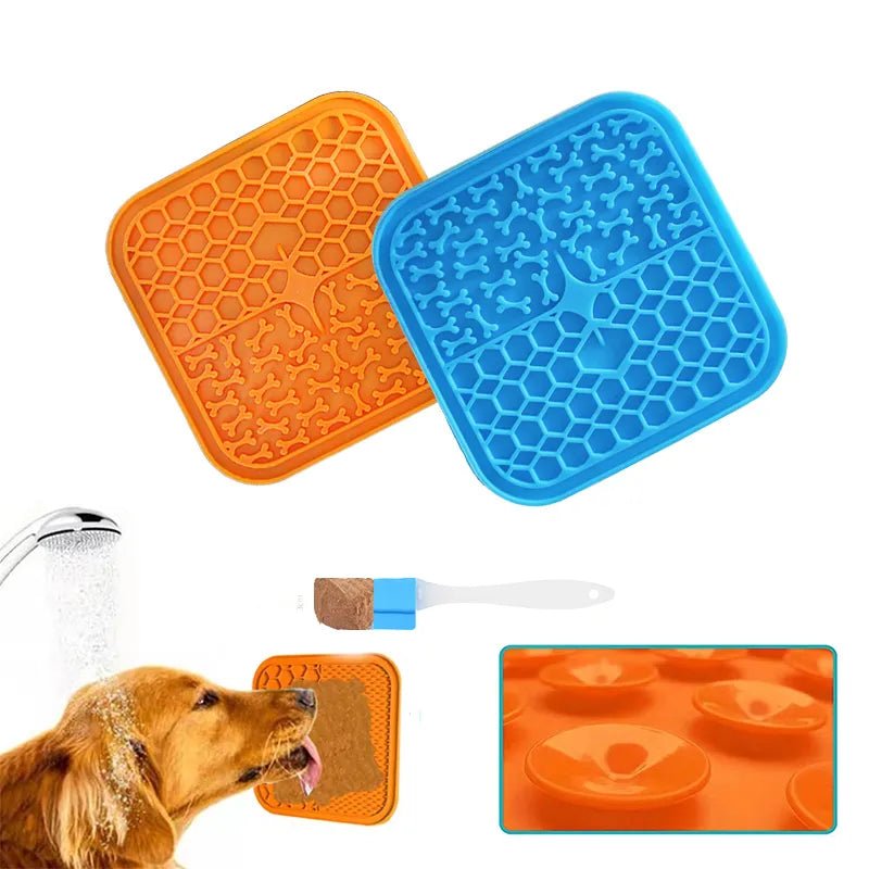 Peanut Butter Lick Pad For Pets: Slow Feeding Mat - USA Pets