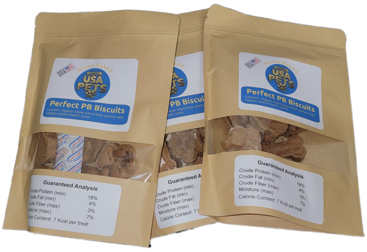 Perfect PB Dog Biscuits - USA Pets