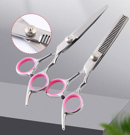 Pet Dog Grooming Scissors Stainless Straight Curved Thinning Shears Trimmer Kits - USA Pets