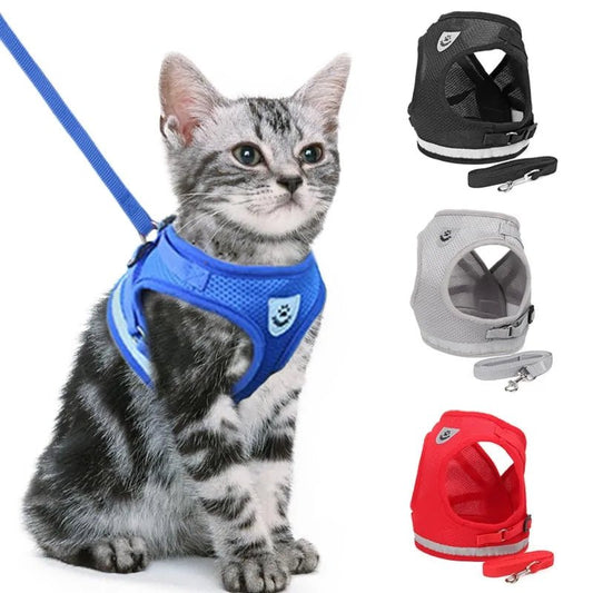 Pets Adjustable Harness Vest - USA Pets