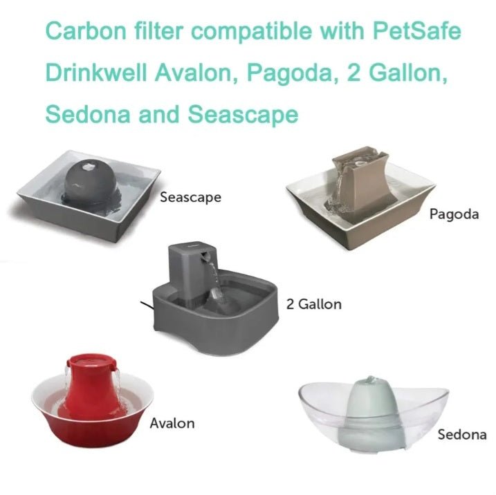 PetSafe® carbon water filters 8 pack with pre - filters - USA Pets