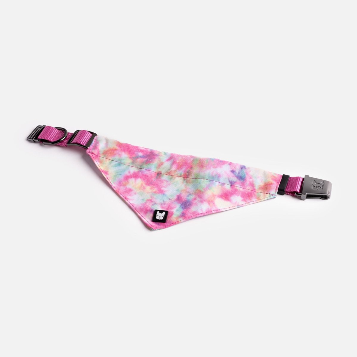 Poplin Dog Bandana Collar - Pink Tie Dye - USA Pets