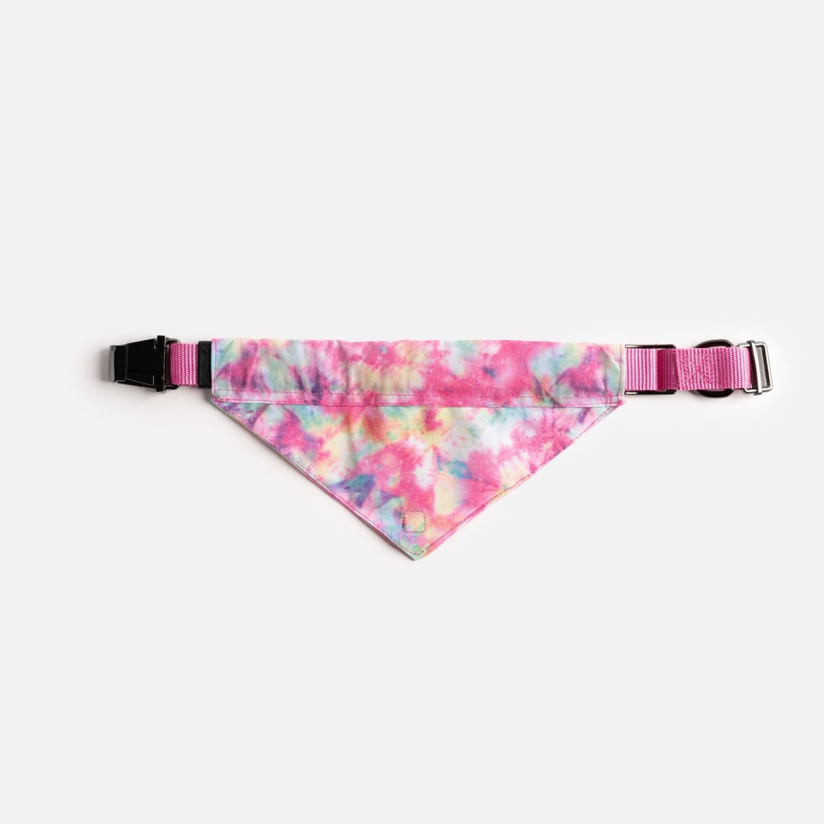 Poplin Dog Bandana Collar - Pink Tie Dye - USA Pets