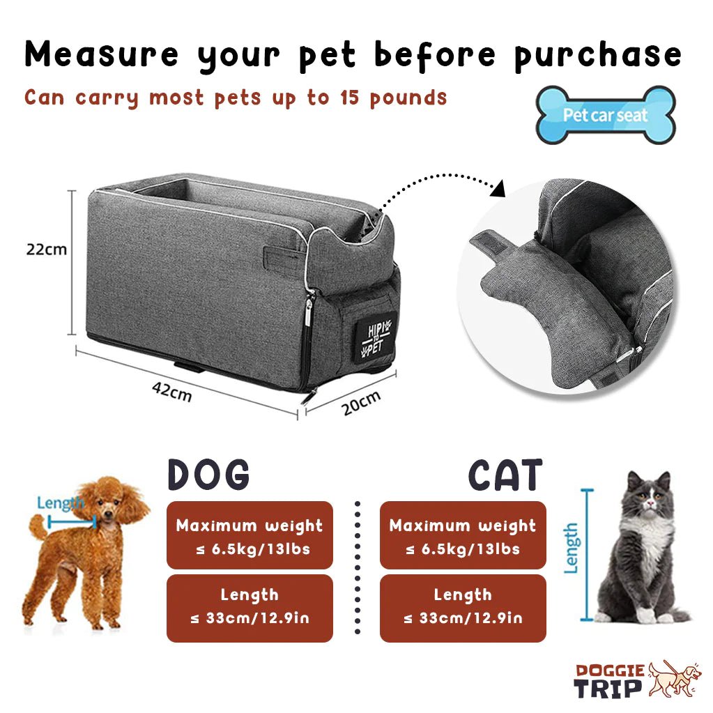 Safety Car Seat For Small Pets - USA Pets