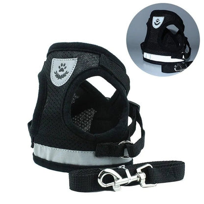 Secure Reflective Harness Set For Small Pets - USA Pets