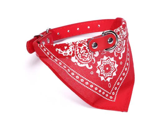 Small Adjustable Pet Collar Bandana - USA Pets