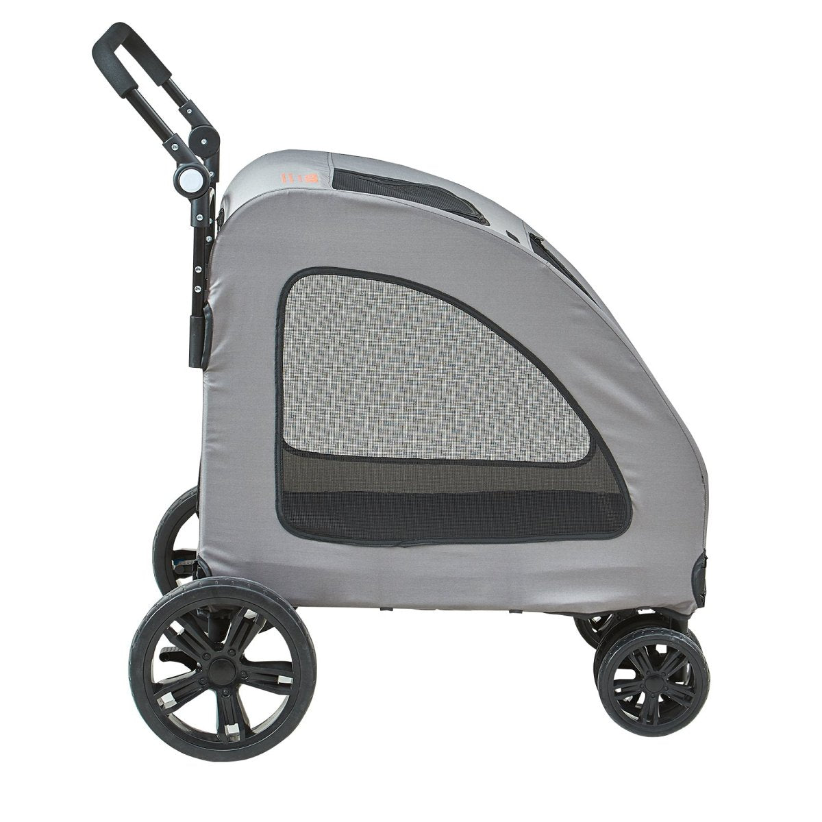 VEVOR Pet Stroller, 4 Wheels Dog Stroller Rotate with Brakes, Dark Grey - USA Pets