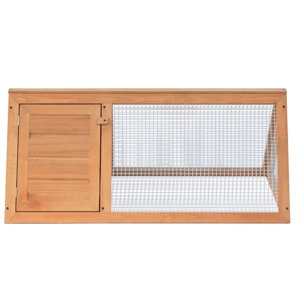 vidaXL Animal Rabbit Cage Wood - USA Pets