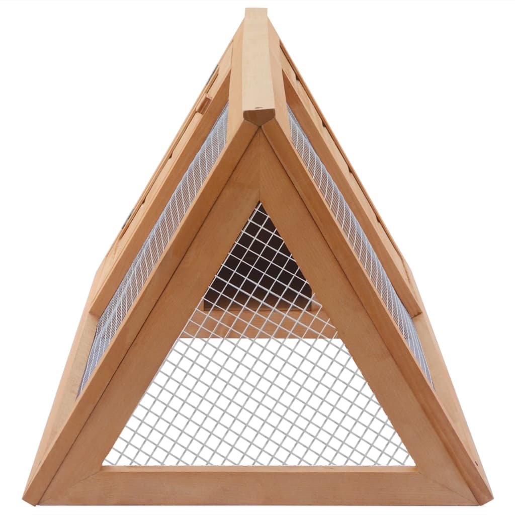 vidaXL Animal Rabbit Cage Wood - USA Pets