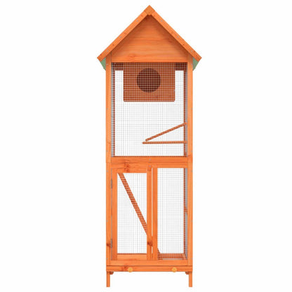 vidaXL Bird House Brown 23.6"x23"x63" Solid Wood Pine - USA Pets