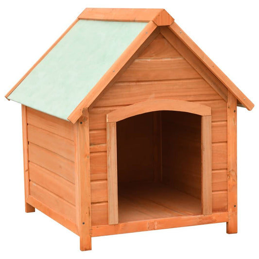 vidaXL Dog House Solid Pine & Fir Wood 28.3"x33.5"x32.3" - USA Pets