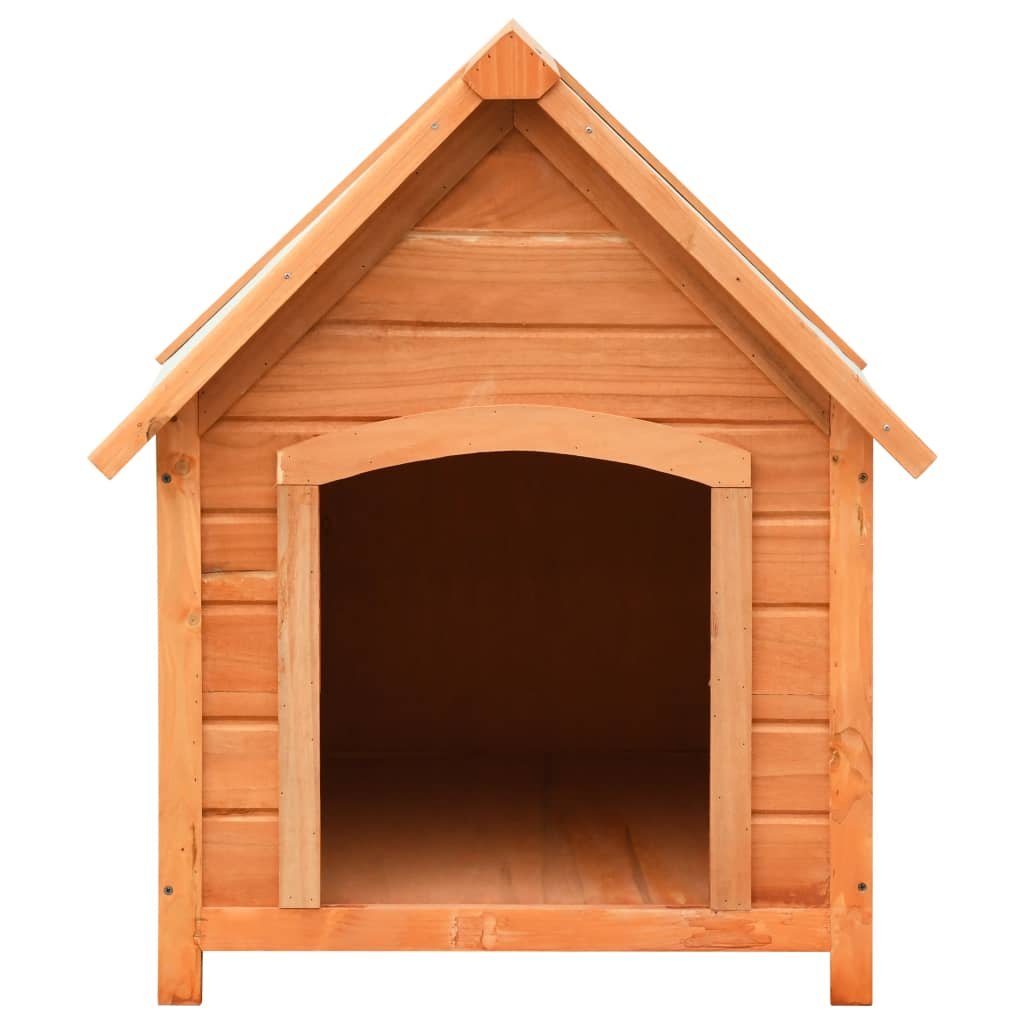 vidaXL Dog House Solid Pine & Fir Wood 28.3"x33.5"x32.3" - USA Pets